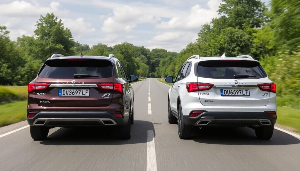 Сравнение подвески Haval F7 и Geely Atlas: что комфортнее - иллюстрация