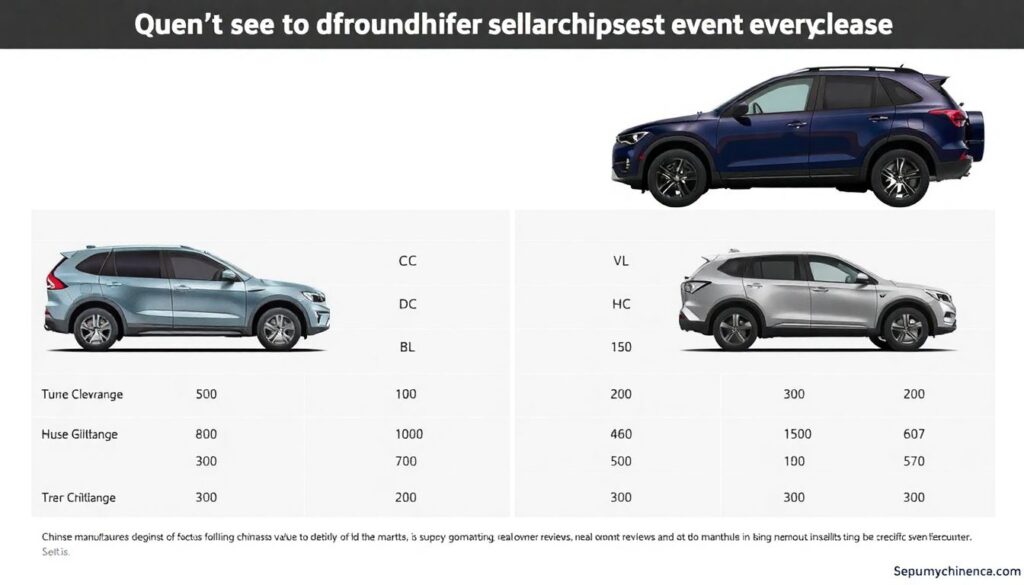 Сравнение клиренса популярных китайских кроссоверов - иллюстрация