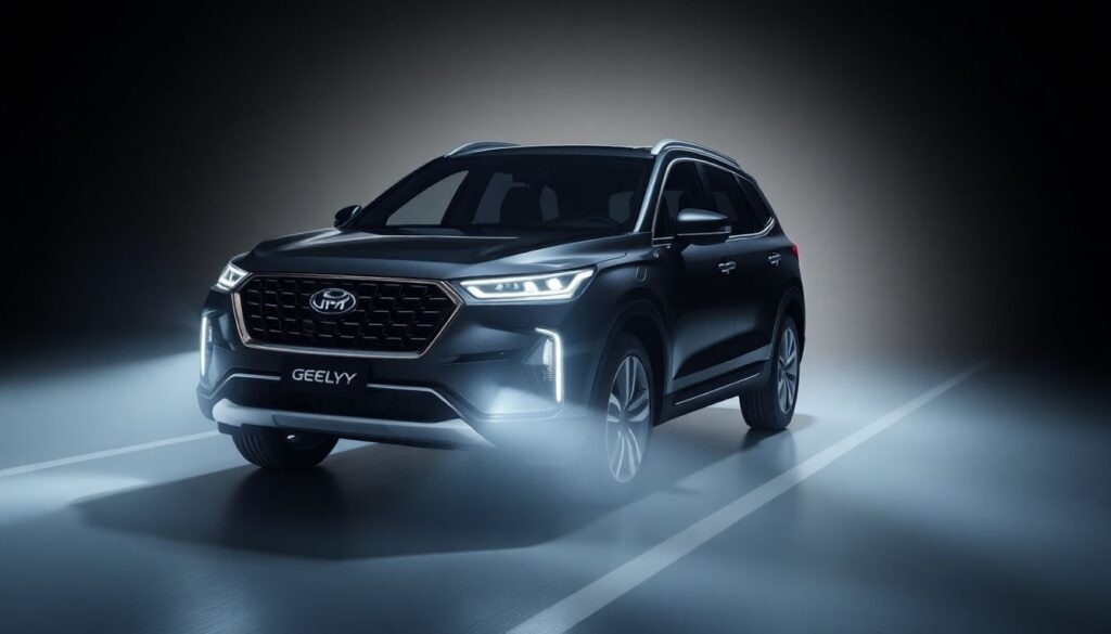 Как работает адаптивный дальний свет на Geely Monjaro - иллюстрация