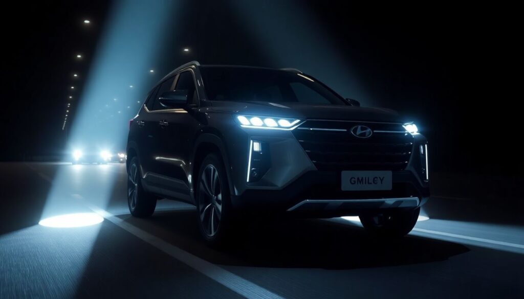 Как работает адаптивный дальний свет на Geely Monjaro - иллюстрация