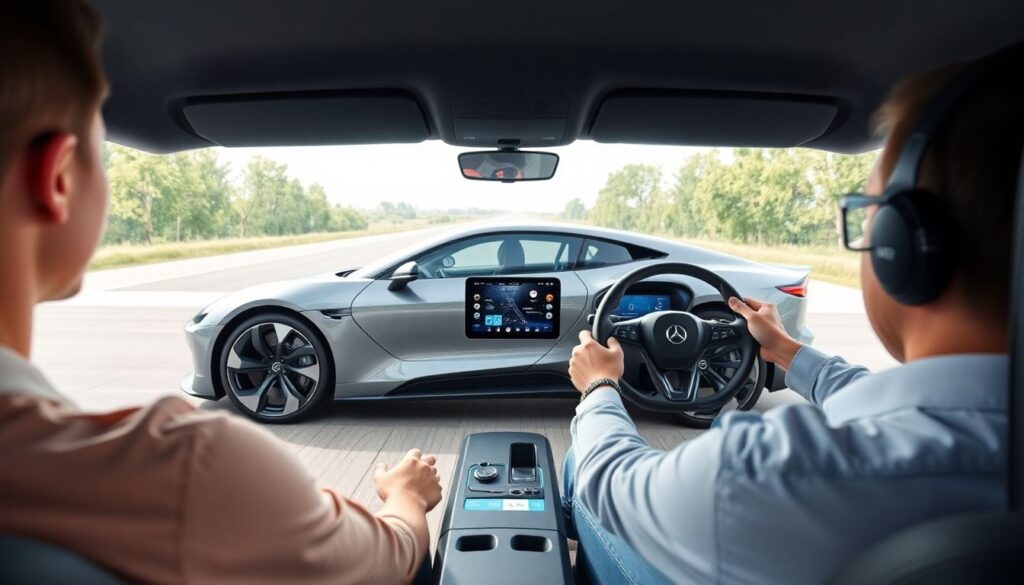 IM LS7: электромобиль с рулем-штурвалом - иллюстрация