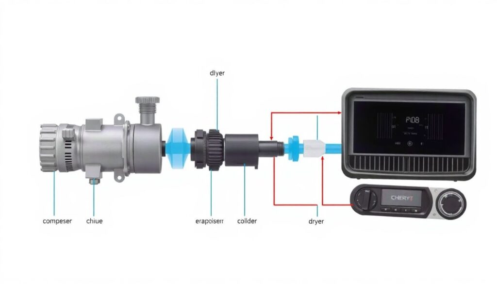 Диагностика и ремонт системы кондиционирования на Chery - иллюстрация