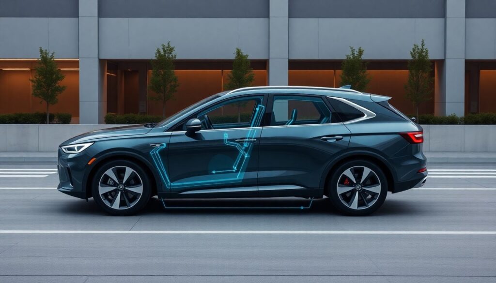 Как работает система предотвращения столкновений на Exeed VX - иллюстрация