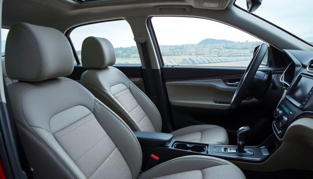 Сравнение салонов: экокожа в Chery против ткани в Haval - иллюстрация