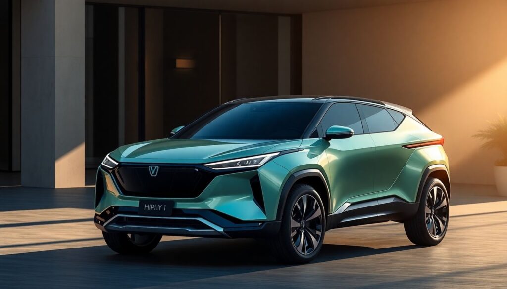 HiPhi Y: кроссовер с уникальными задними дверьми - иллюстрация