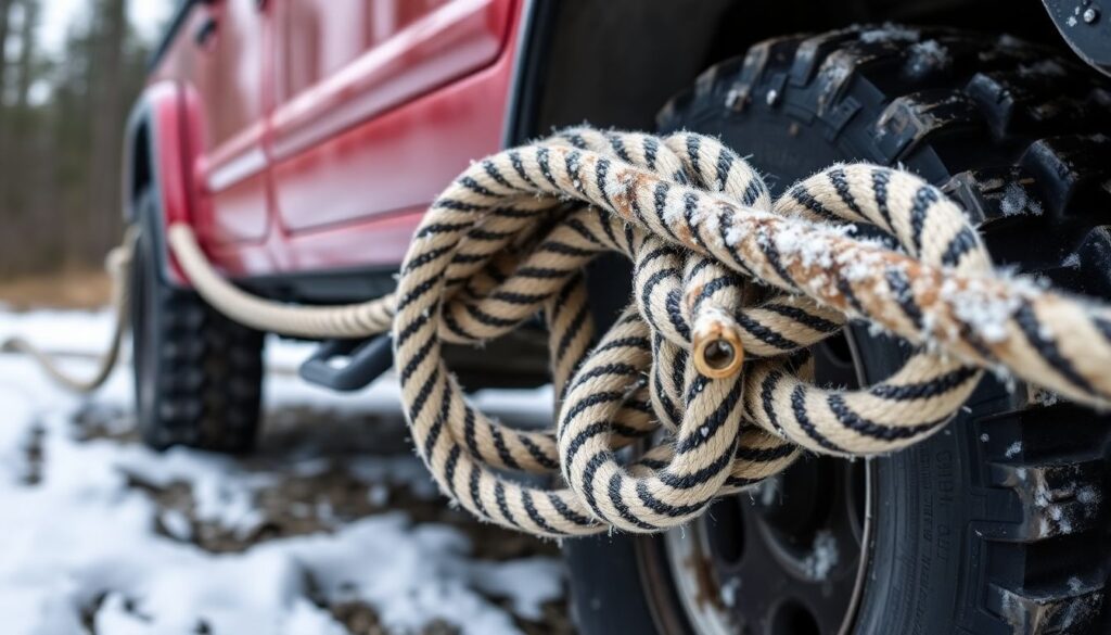 Как выбрать буксировочный трос для своего кроссовера - иллюстрация