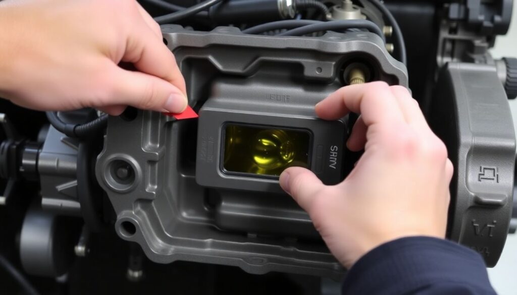 Как проверить уровень масла в вариаторе на Chery - иллюстрация