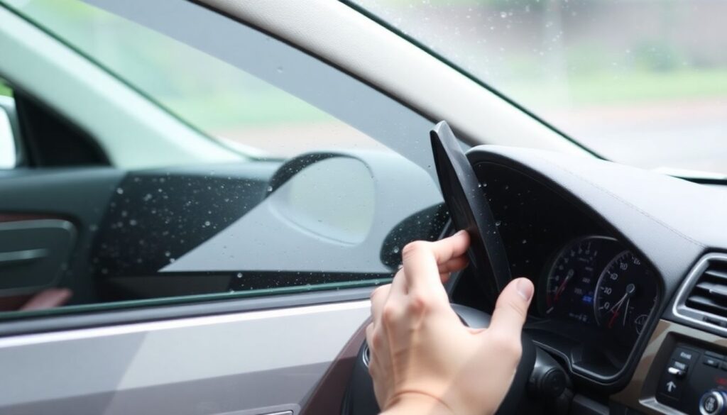 Почему потеет лобовое стекло изнутри и как с этим бороться - иллюстрация