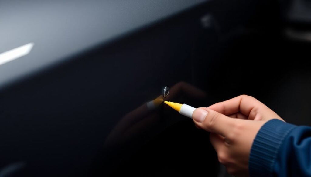 Как подобрать краску для подкраски сколов на кузове - иллюстрация