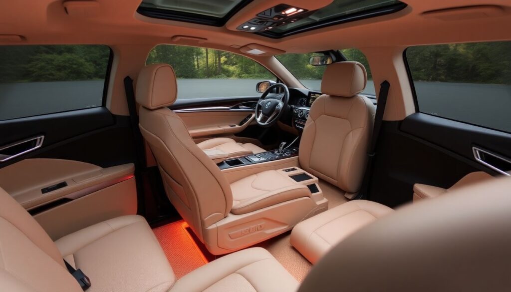 Как работает функция массажа в сиденьях Exeed VX - иллюстрация