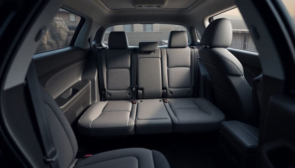 Сравнение удобства посадки на третий ряд сидений в Exeed VX и GAC GS8 - иллюстрация