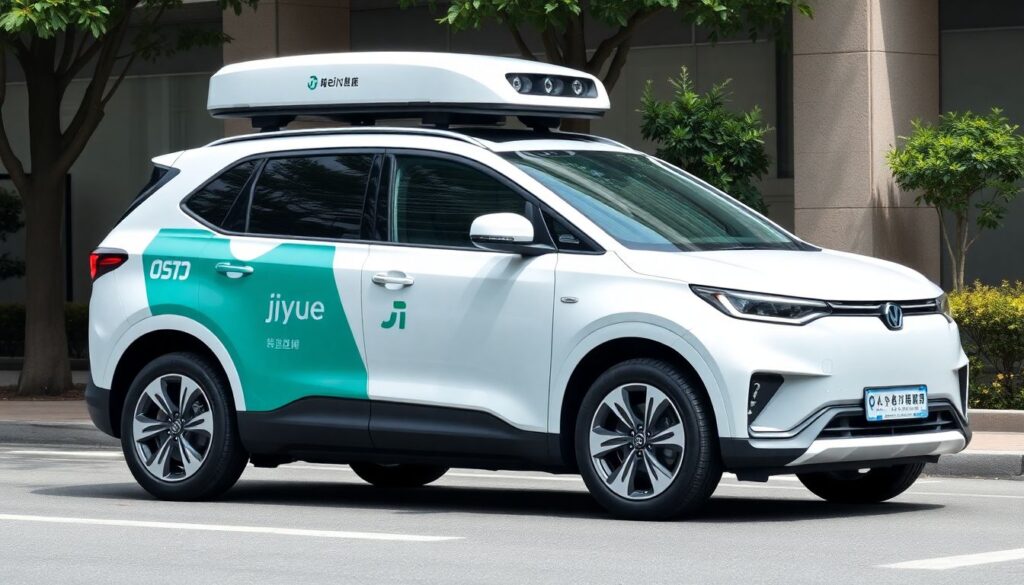 Jiyue 01: кроссовер от Geely и Baidu (китайский Google) - иллюстрация