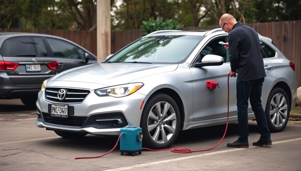 Как правильно прикурить автомобиль с современной электроникой - иллюстрация