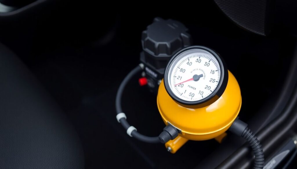 Лучшие автомобильные компрессоры с манометром - иллюстрация