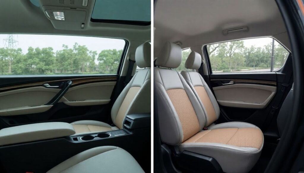 Сравнение качества материалов отделки в салонах Chery и Exeed - иллюстрация