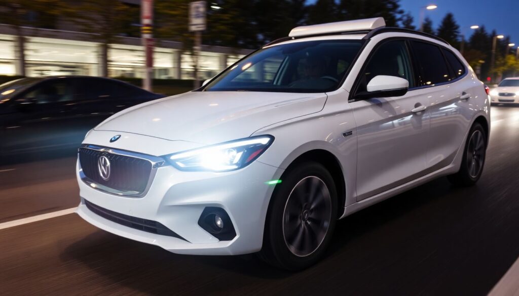 Как работает система автоматического торможения (AEB) - иллюстрация