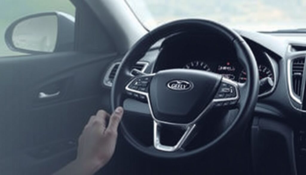 Почему не работает подогрев руля на Geely - иллюстрация