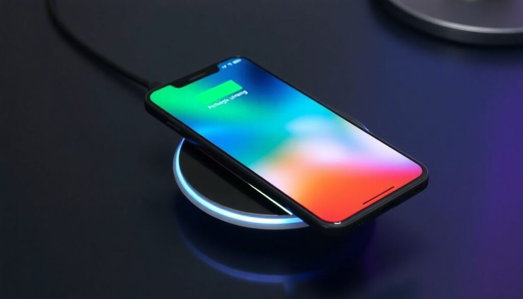 Сравнение удобства беспроводной зарядки в разных китайцах - иллюстрация