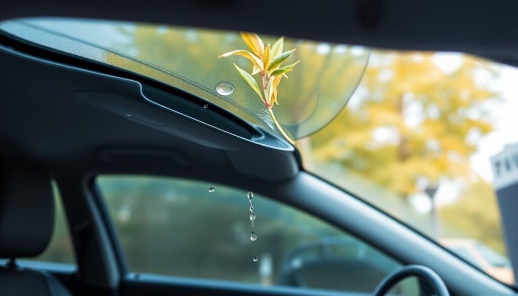 Особенности эксплуатации автомобилей с панорамной крышей летом - иллюстрация