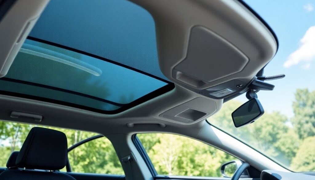 Особенности эксплуатации автомобилей с панорамной крышей летом - иллюстрация