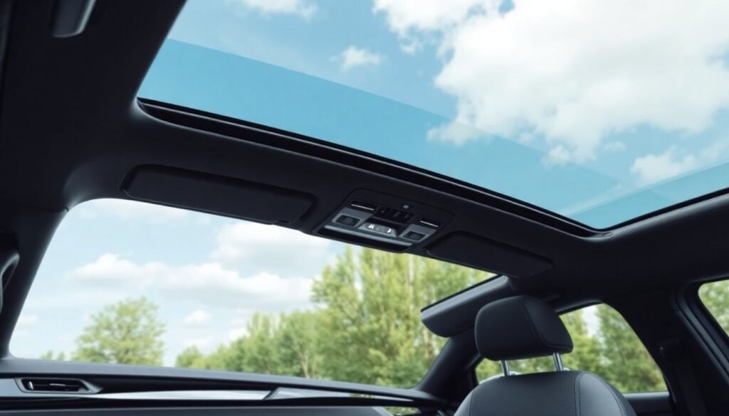 Особенности эксплуатации автомобилей с панорамной крышей летом - иллюстрация