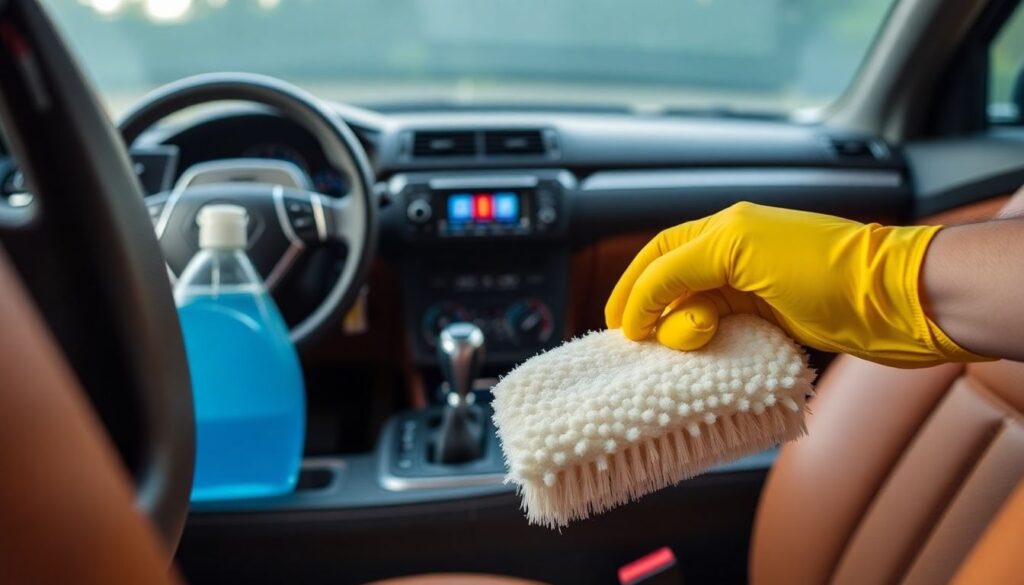 Лучшие средства для очистки ткани в салоне - иллюстрация