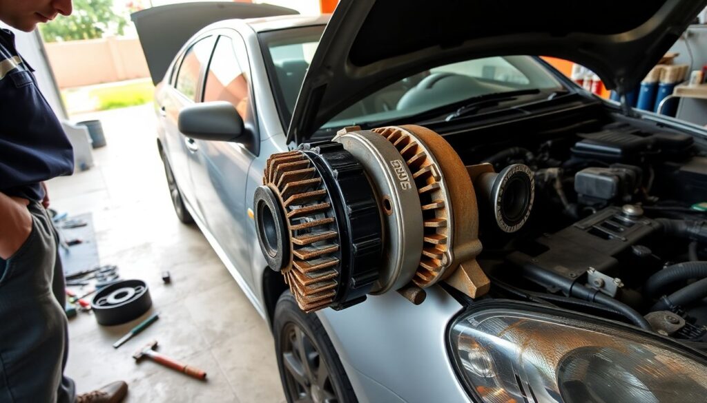 Ремонт генератора на Chery Fora: замена щеток и подшипников - иллюстрация