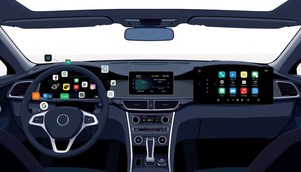 Сравнение удобства и логики меню мультимедийных систем - иллюстрация