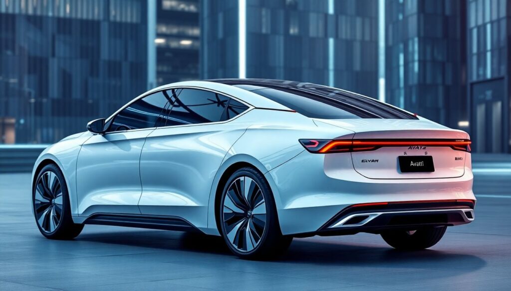 Avatr 12: футуристичный седан-хэтчбек - иллюстрация