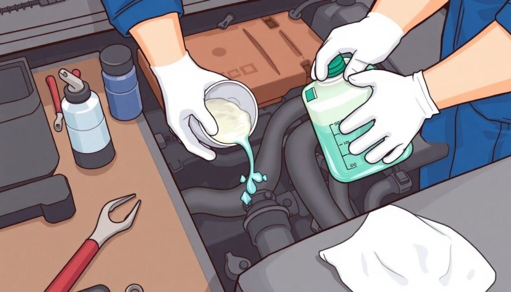 Промывка системы охлаждения двигателя: пошаговый гид - иллюстрация