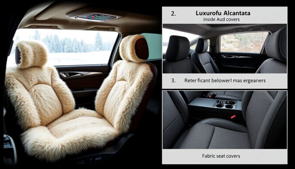 Лучшие накидки на сиденья: мех, алькантара, ткань - иллюстрация