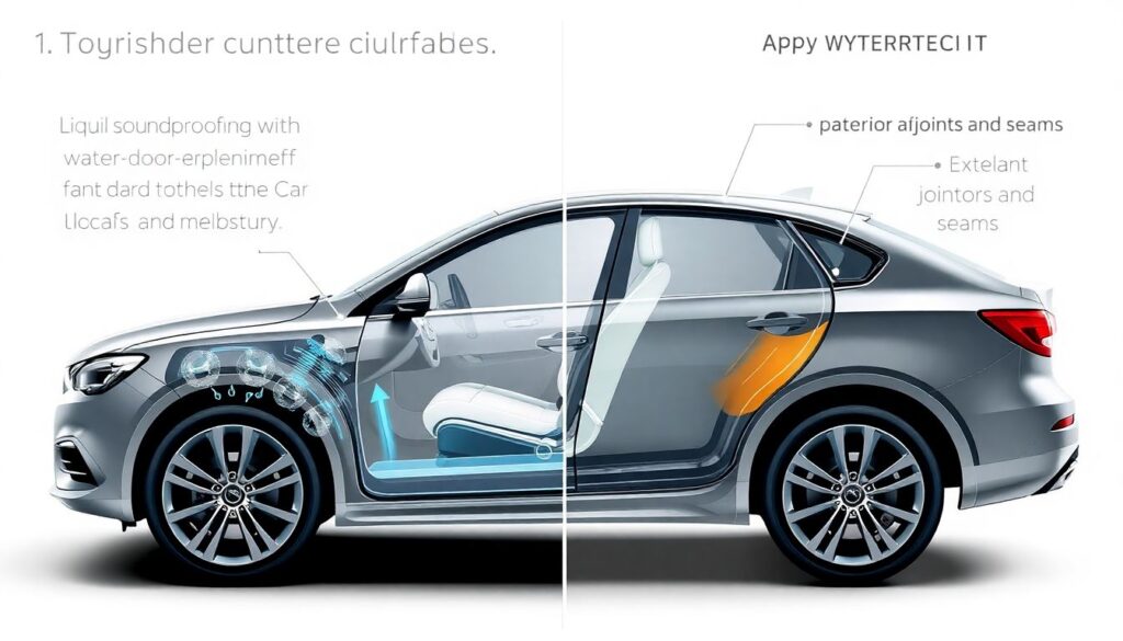 Что делать, если в салон попадает вода во время дождя - иллюстрация
