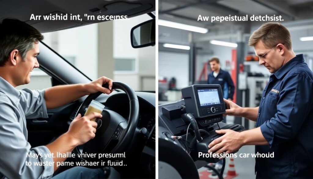 Почему не работает омыватель лобового или заднего стекла - иллюстрация