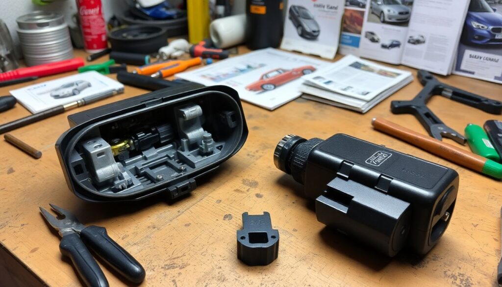 Ремонт замка багажника на Geely Emgrand EC7 - иллюстрация