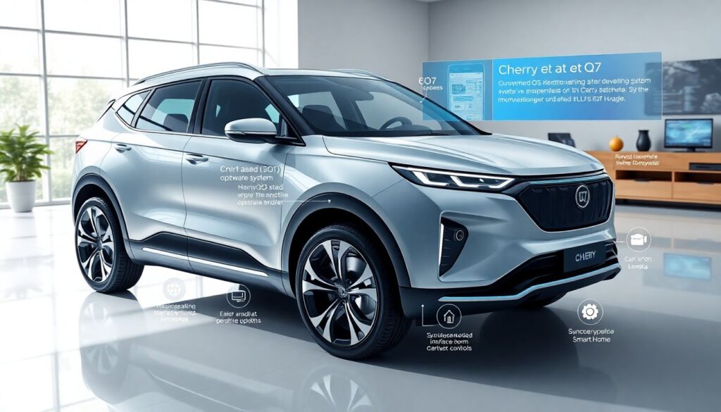 Chery eQ7: электрический кроссовер на алюминиевой платформе - иллюстрация