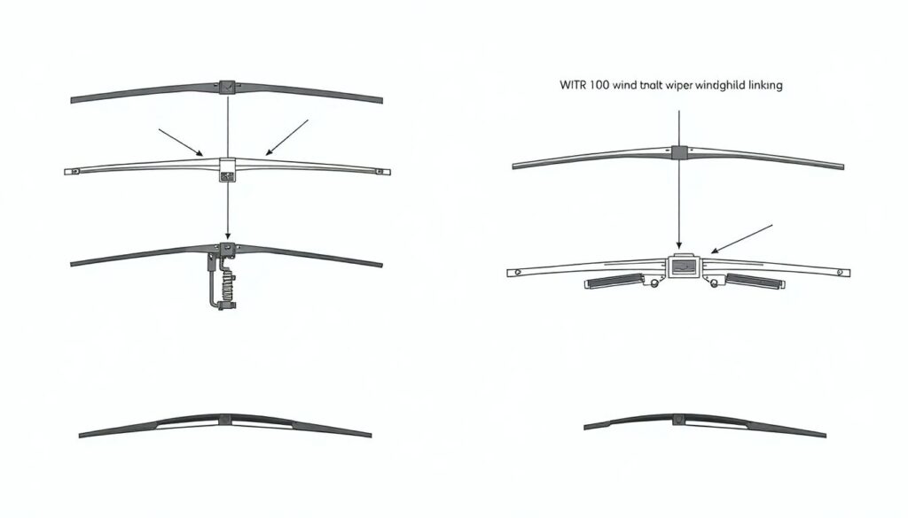 Ремонт трапеции стеклоочистителей (дворников) - иллюстрация