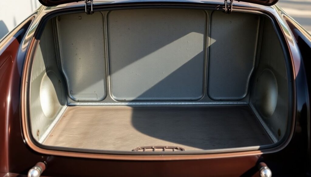 Сравнение отделки багажника и наличия органайзеров - иллюстрация