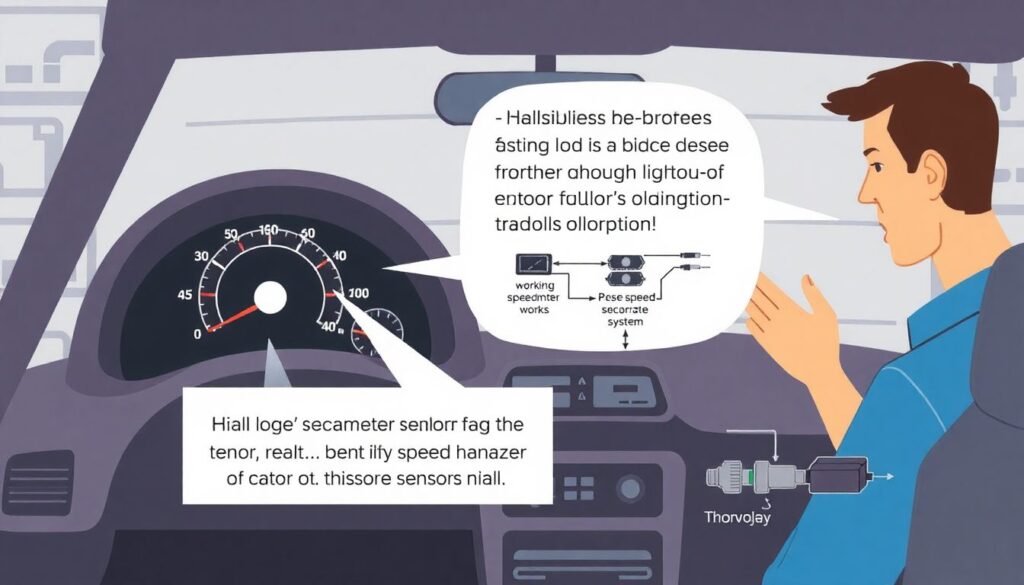 Замена датчика скорости - иллюстрация