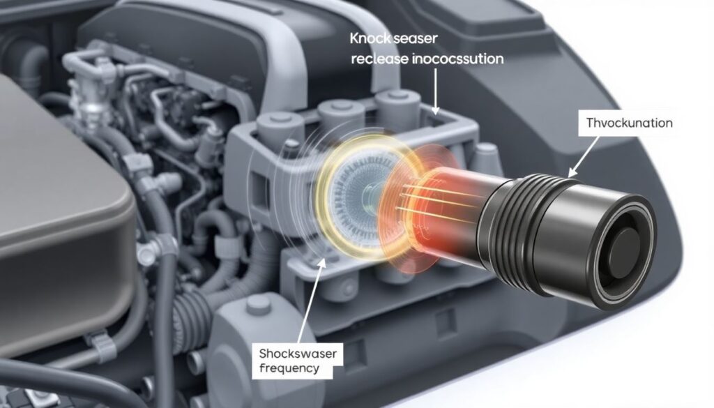 Замена датчика детонации - иллюстрация