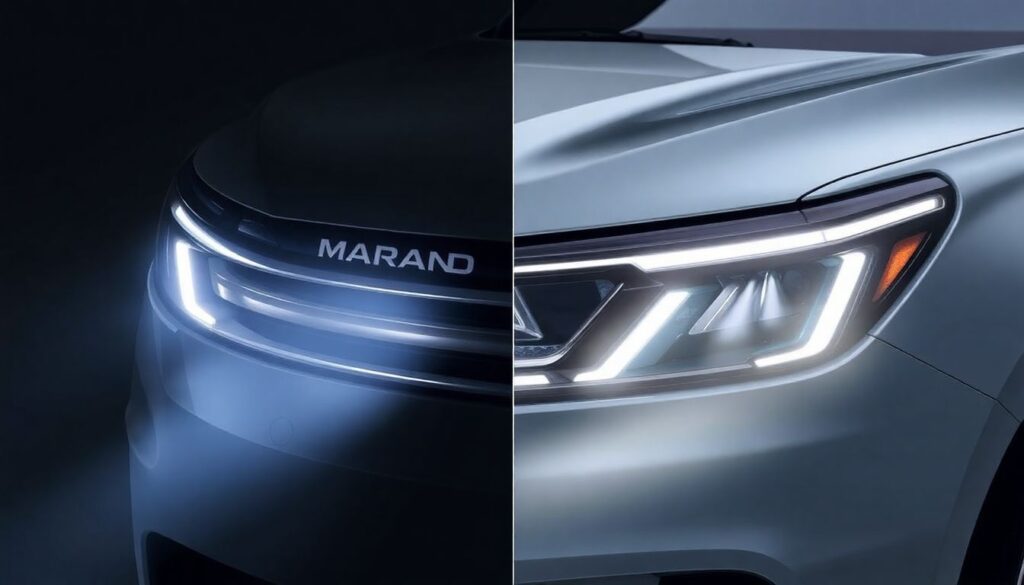 Сравнение оптики Exeed RX и Changan UNI-K - иллюстрация