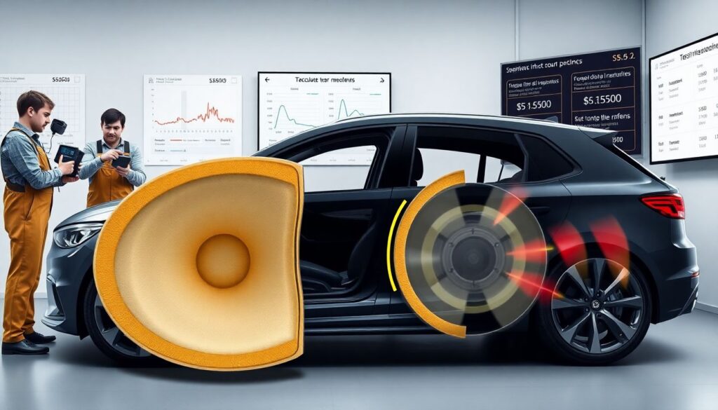 Сравнение шумоизоляции колесных арок - иллюстрация