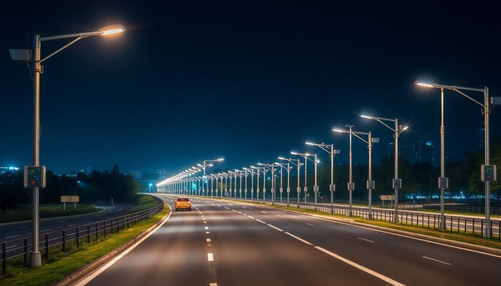 Как работает система адаптивного освещения дороги - иллюстрация