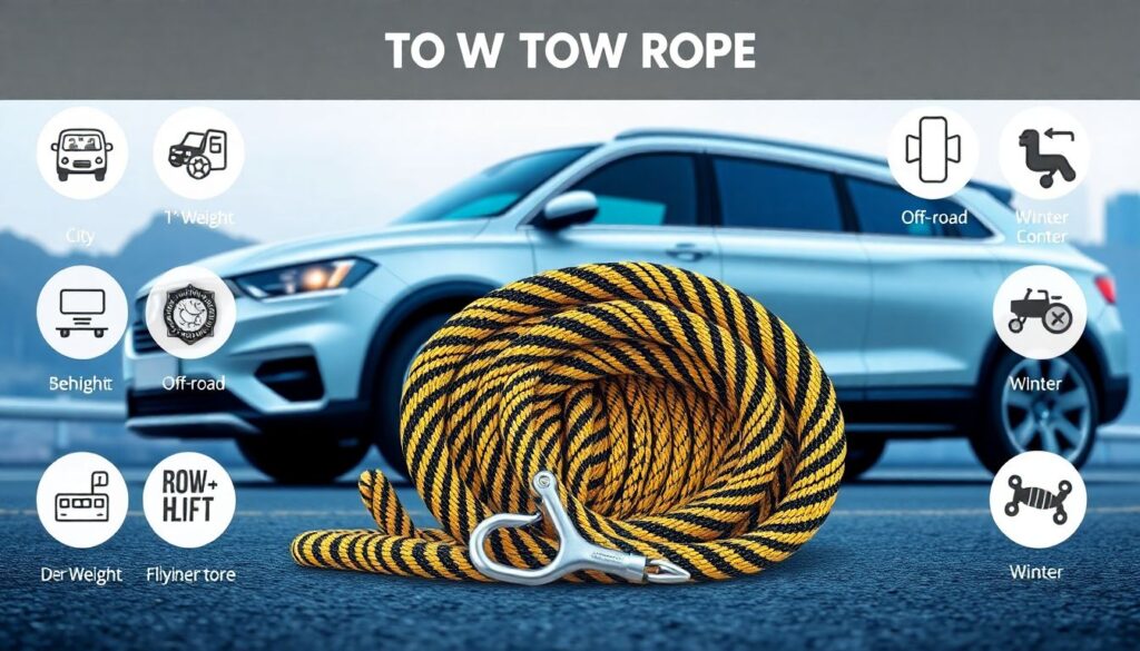 Лучшие тросы для буксировки - иллюстрация