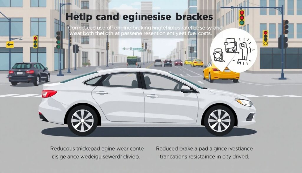 Как правильно тормозить двигателем на автомате/вариаторе - иллюстрация