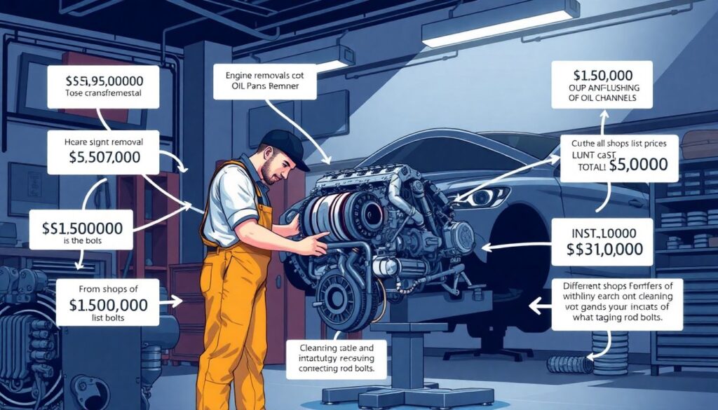 Замена вкладышей коленвала - иллюстрация