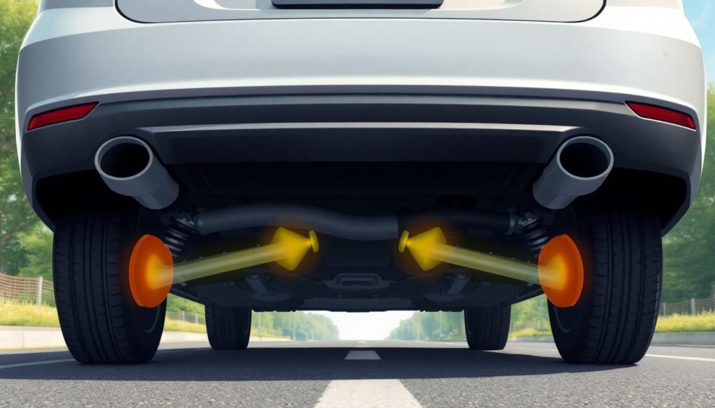 Сравнение вибраций в салоне на холостом ходу - иллюстрация