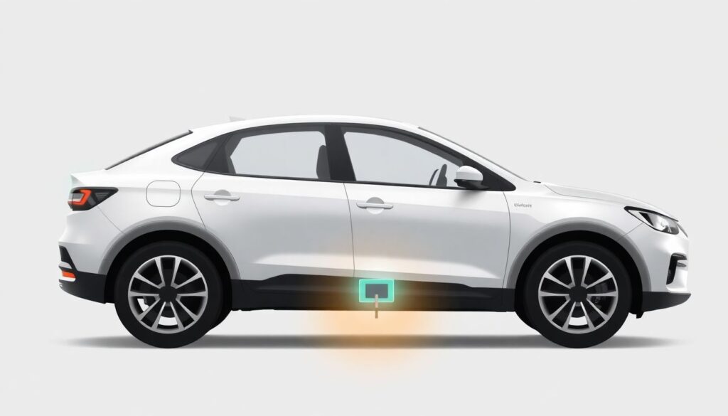 Как работает система контроля слепых зон - иллюстрация