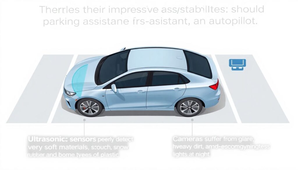 Как работает система помощи при парковке - иллюстрация