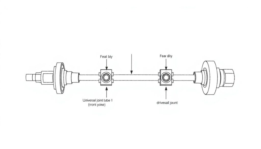 Замена крестовины карданного вала - иллюстрация