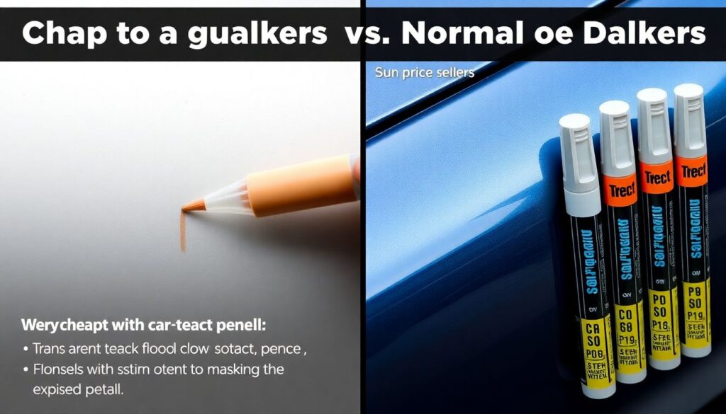 Лучшие маркеры для закрашивания царапин - иллюстрация